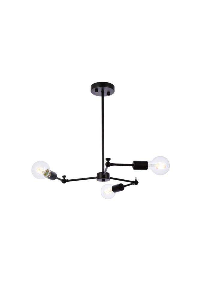 Furlong Pendant Lamp D28.4&#34;H1.6&#34; Black