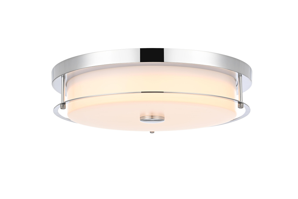 Flush Mount D16&#34; H4&#34; LED 24W 3CCT Chrome