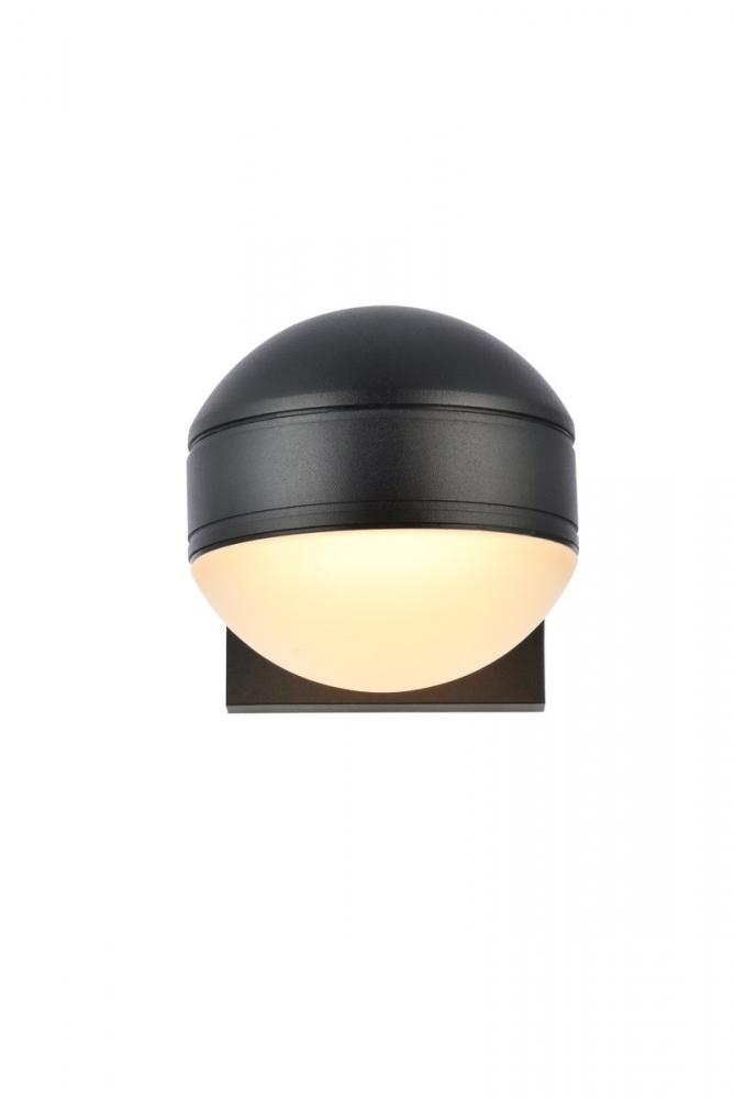 LED Wall Sconce D5&#39;&#39;E6.5&#39;&#39;H5.5&#39;&#39; Black