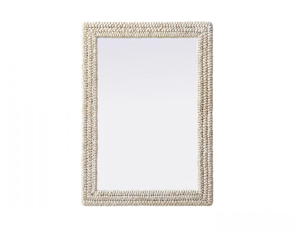 Jute Rope Mirror 30&#39;&#39;x42&#39;&#39; Linen White