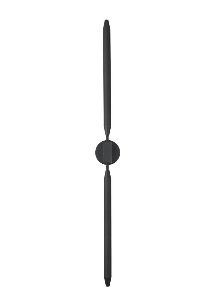 Wall Sconce W4.9&#34; E3.5&#34; H49.5&#34; Black