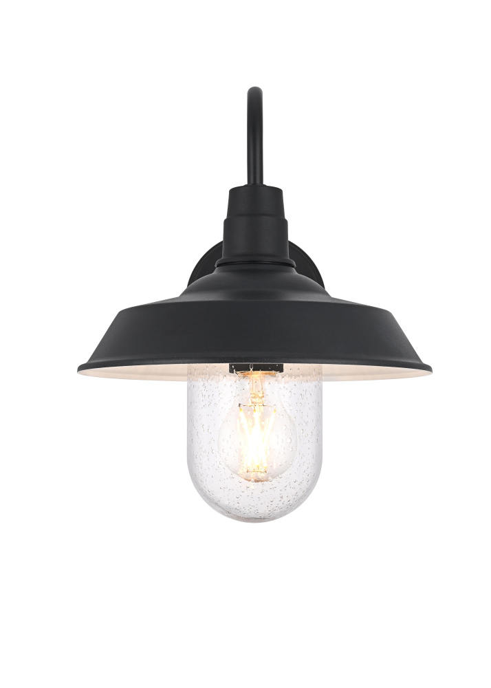 Wall Sconce W10.2&#34; E14.8&#34; H12.7&#34; Black