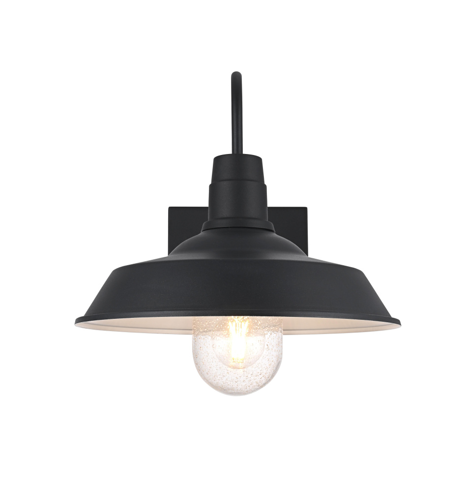 Wall Sconce with Outlet W14.0&#34; E22.9&#34; H15.2&#34; Black