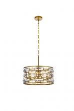 Elegant 1108D16BR - Kennedy 16.5 inch pendant in brass