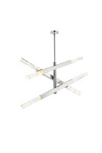 Elegant 2085L3C - Ari 3-Bar Pendant in Chrome