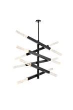 Elegant 2085L6BK - Ari 6-Bar Pendant in Black