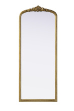 Elegant MR7F2460AB - Wall mirror 24"x1.4"x60" Antique Brass