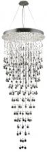 Elegant V2006G30C/RC - Galaxy 16 light Chrome Chandelier Clear Royal Cut Crystal