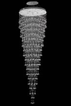 Elegant V2006G36C/RC - Galaxy 16 light Chrome Chandelier Clear Royal Cut Crystal