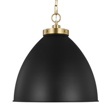 Visual Comfort & Co. Studio Collection CP1301MBKBBS - Large Dome Pendant