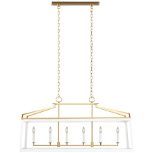 Visual Comfort & Co. Studio Collection CC1586MWTBBS - Carlow Linear Lantern