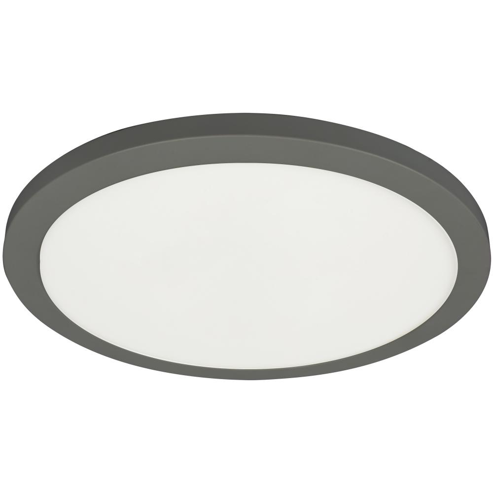 30W Matte Black Flush Mount 5CCT