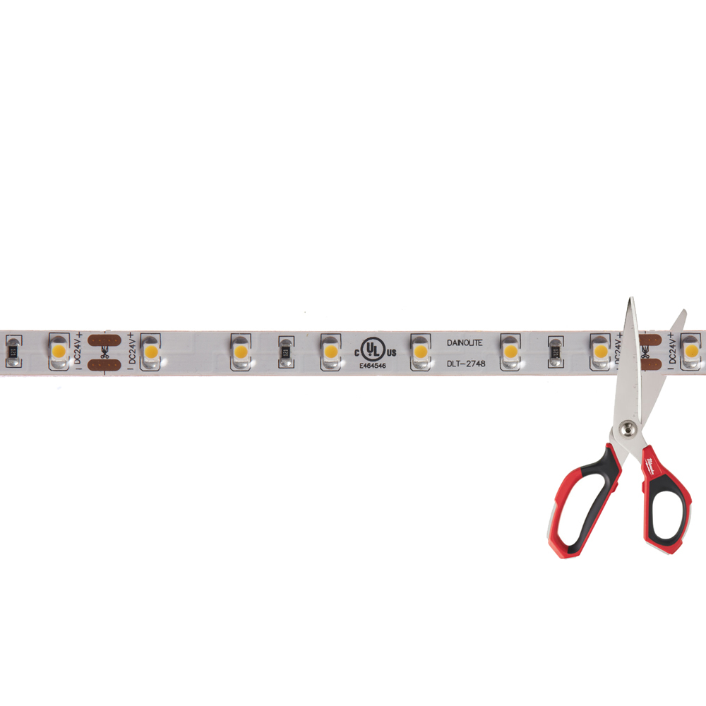 Order Custom Length LED Tape in multiples of 3.94&#34;. Requires 24V-DC