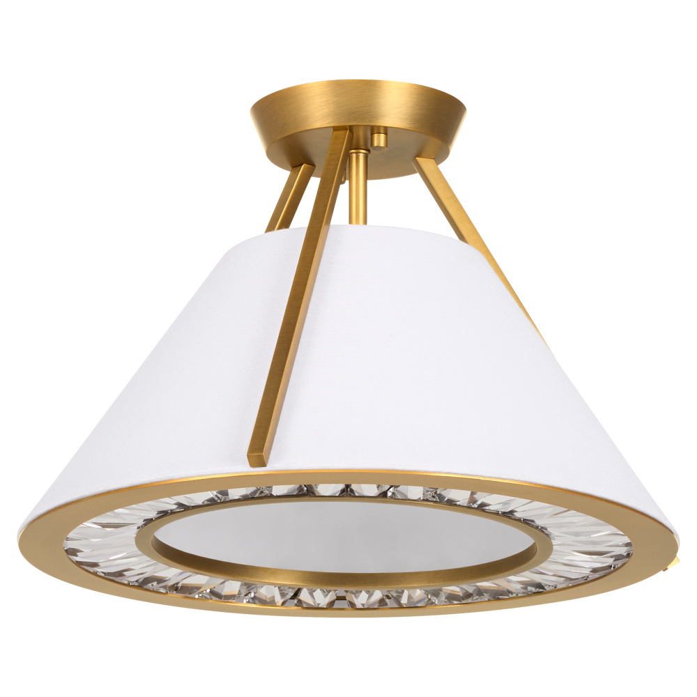 GORHAM 16&#34; SEMI-FLUSH - BRB