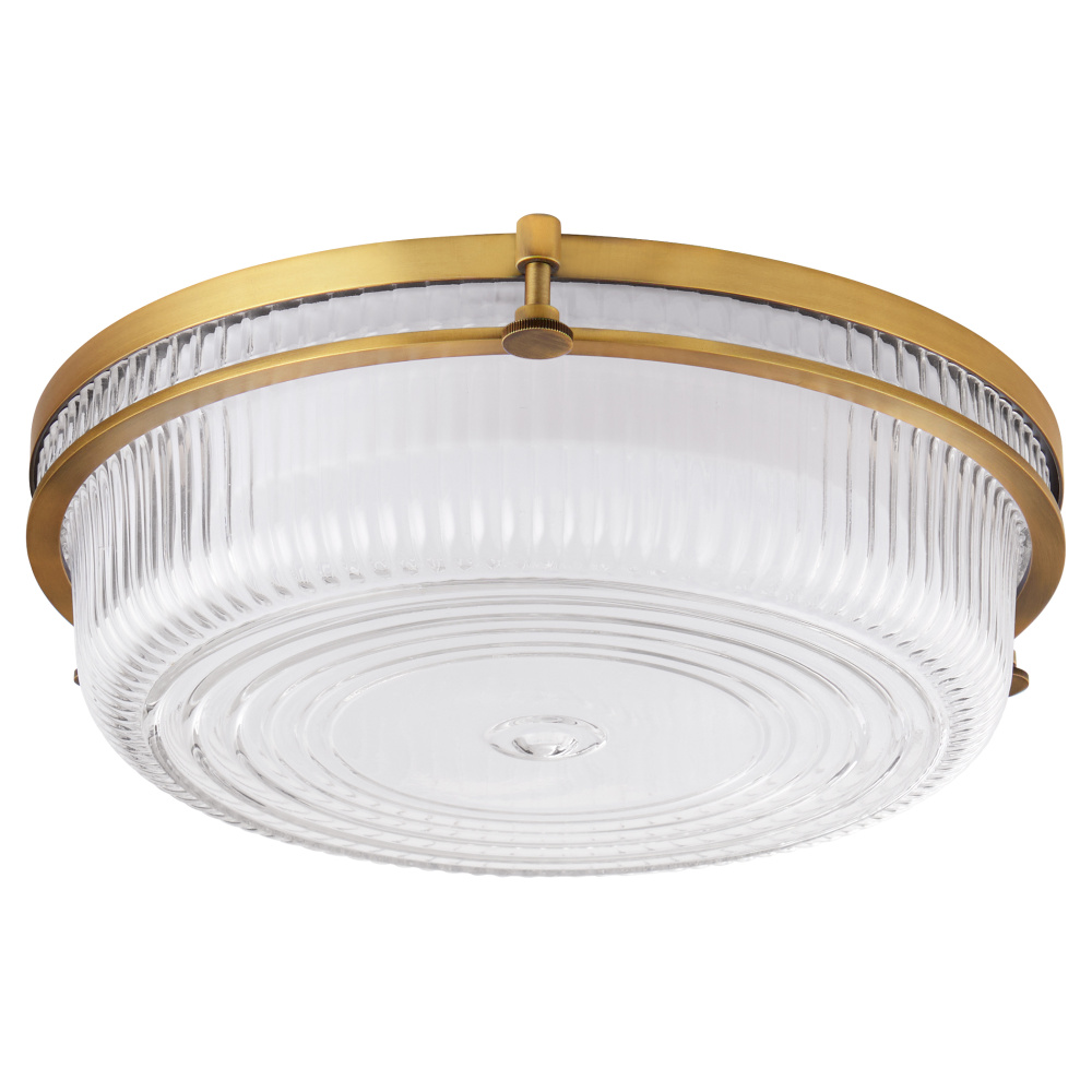 EMORY 14&#34; 5CCT CEILING MOUNT - BRUSHED BRASS
