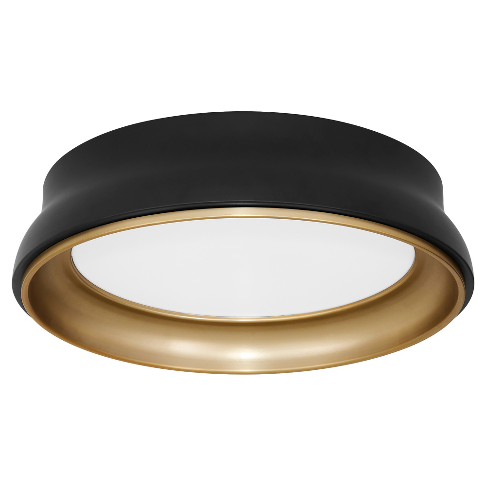 LEGEND 18&#34; SHADE KIT - MATTE BLACK/BRUSHED BRASS