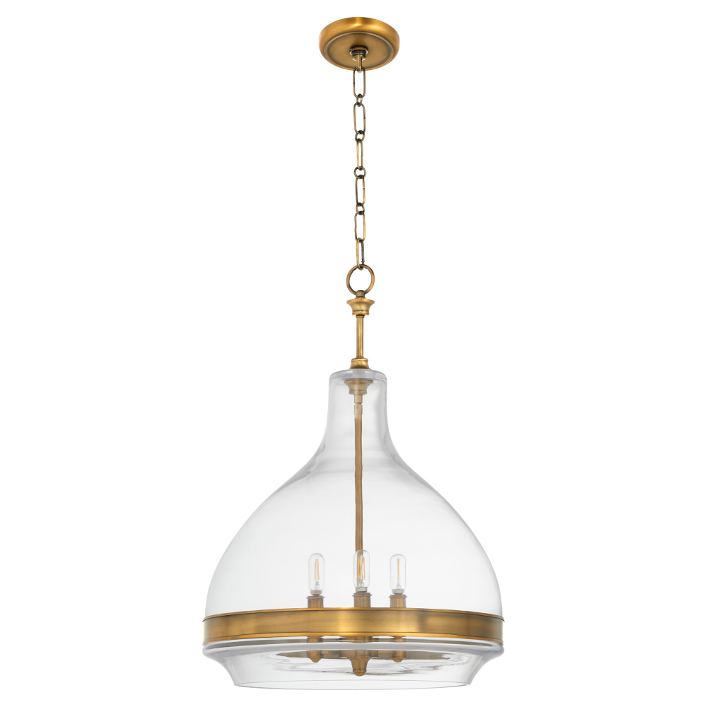 TILBROOK 18&#34; 3LT PENDANT - BRB