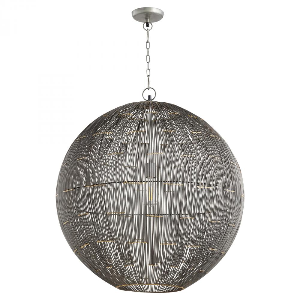 26&#34; Wire Sphere Pend - CHL
