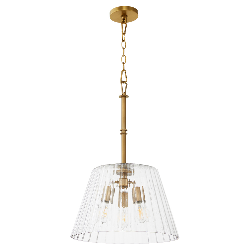 LAWTON 16&#34; PENDANT - BRUSHED BRASS