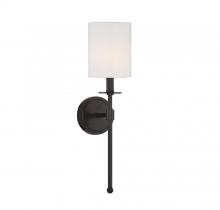 Savoy House Meridian M90057MBK - 1-Light Wall Sconce in Matte Black