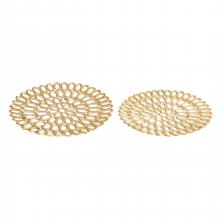 ELK Home S0807-12078/S2 - Regina Tray - Set of 2 Gold (2 pack) (2 pack)